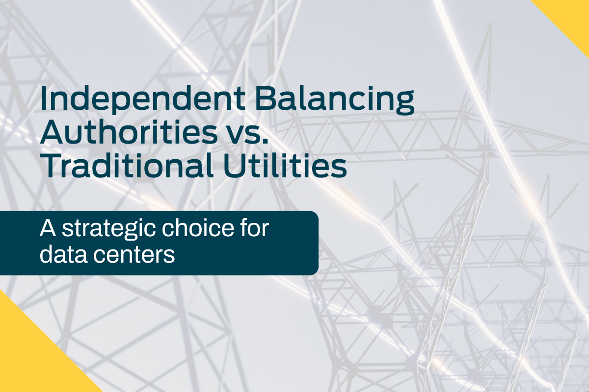Independent Balancing Authorities versus Traditional Utilities: A strategic choice for data centers